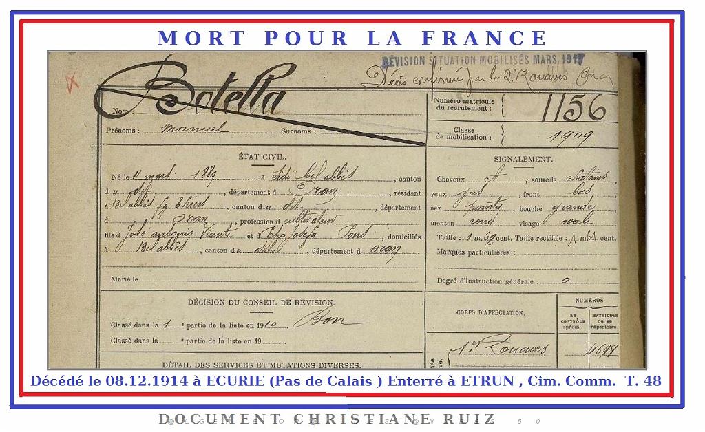 3 GUERRE 14-18 14.18 BOTELLA MANUEL MPF 1 .JPG